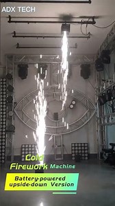 Cold Firework Machine | Battery powered cold fire fountain machine | Waterfall Cold Firework Machine