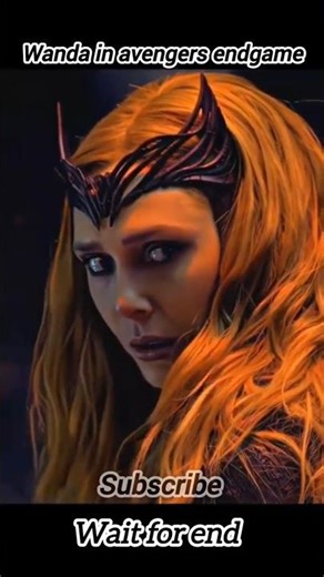 Wanda🔥 Most Powerful Woman in Avengers: Endgame 😈 #marvel #wandamaximoff #avengers #thor