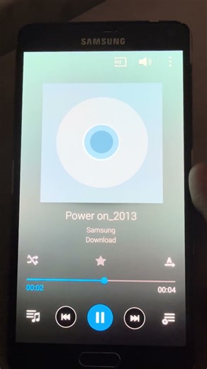 Samsung Galaxy Note 3 startup sound on Note 4