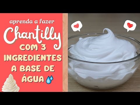 COMO FAZER CHANTILLY CASEIRO COM APENAS 3 INGREDIENTES - CHANTILLY SUPER ECONÔMICO | Bru na Cozinha