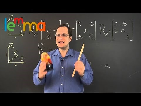 Linear Algebra 21i: How to Represent a Rotation with respect to an Arbitrary Axis