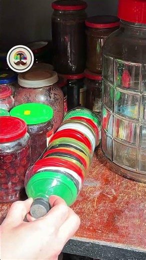 Smart Lid Storage! Plastic Bottle Hack!