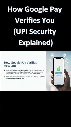 How Google Pay Verifies You (UPI Security Explained)