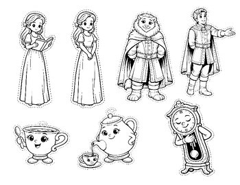 Beauty & Beast Story Retelling Activity | Fairy Tale Literacy Center