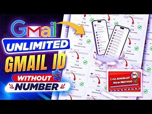 Unlimited Gmail Create Method 2025 | Create Unlimited Gmail ID Without Phone Number Verification