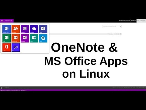 Howto use OneNote and other MS Office Apps on Linux (Debian, Ubuntu, Linux Mint, elementary OS).