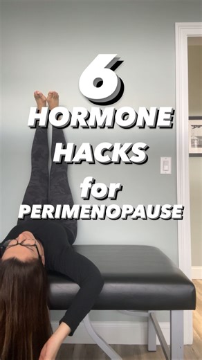 If you’re OVER 30 📣 LISTEN UP! The anxiety, irregular cycles, PMS, unexplained weight-gain, fatigue and moodiness could be symptoms of early onset PERIMENOPAUSE 💜 Get on the road to Hormone Balance with these 6 Daily Hacks: 1) Place your legs up a wall Doing this for five minutes daily is a great way to regulate your nervous system and “get calm” 2) Swap your morning coffee for green tea I started doing this a while ago and my blood sugar and cortisol are much more regulated with steady energy