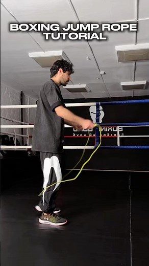 Boxing jump rope tutorial ✔️ #boxing #boxingcoach #boxer #boxingtraining #jumprope