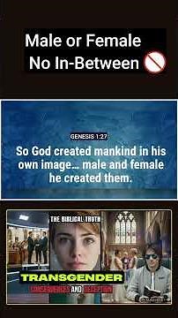 🤔 Deceived About Transgender? Bible Reveals ALL! 📖 #Deceived#TransgenderIdentity