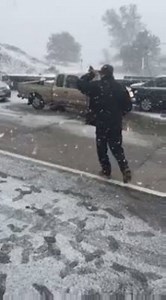 Thanks to Jesse Jurado for this video of the collision on Highway 58. More on roadway conditons: http://bit.ly/1VAPLNB | BakersfieldNow