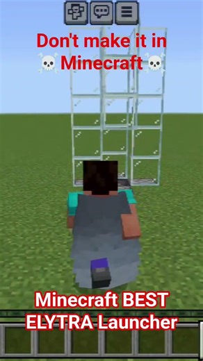 How to make elytra launcher in minecraft!