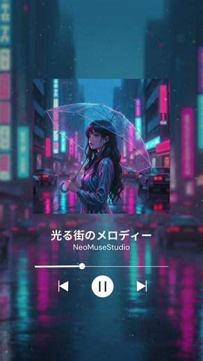 光る街のメロディー｜City Pop × Night City｜都会にきらめくシティポップ