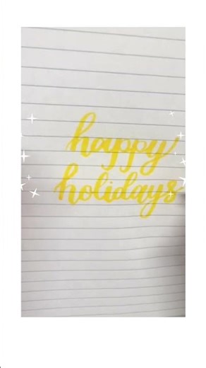 Happy Holidays | Brushpen Calligraphy #calligraphy #handlettering #lettering #diycalligraphy