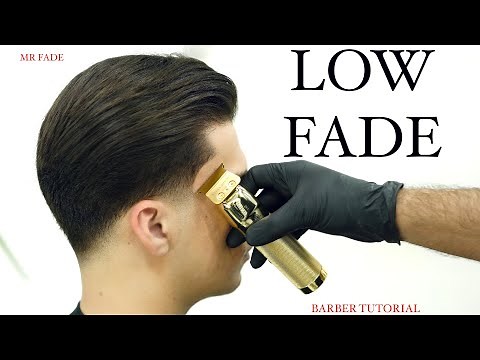 🔥 master the art of Low Fade Haircut + Side Part Blow Dry | Barber Tutorial for a Sharp Look! ✂️💈