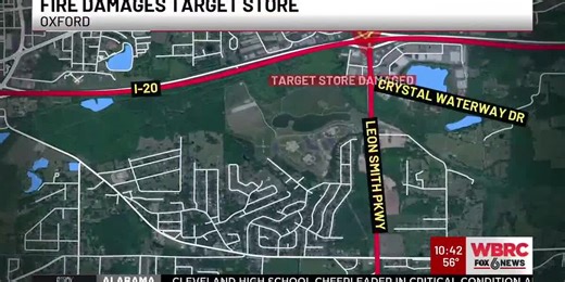 Fire damages Target store in Oxford