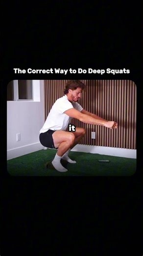 The Correct Way to Do Deep Squats ? ‪@lowbackability‬ #squat #backstrength