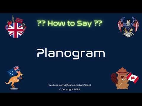 📊 🗂️ How to Pronounce Planogram? (CORRECTLY) | Pronunciation Planet