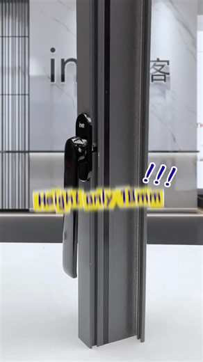 18mm flat handle #inke #hardware #windowsanddoors #aluminumwindows #handle #install | Inke