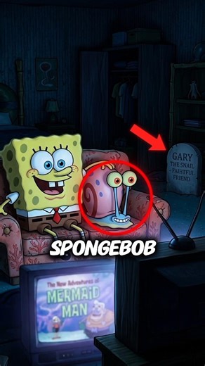 The truth about garry? 🐌💔 #shorts #spongebob