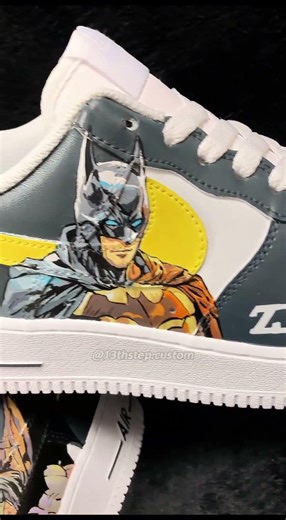 Hand-painted Batman Air Force 1 | From 13thstep custom