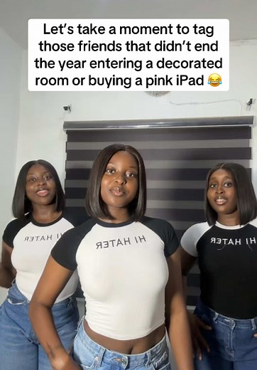 Tag your friends who didn't end the year with a decorated room or pink iPad 😂