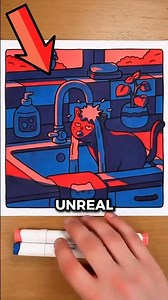 This Shouldn’t Work With ONLY 2 MARKERS! (@benjionpaper)