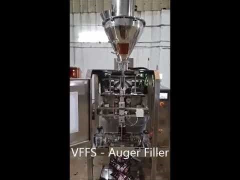 Vertical Form, Fill, Sealing Machine, VFFS Auger Filling Machine for Pouch