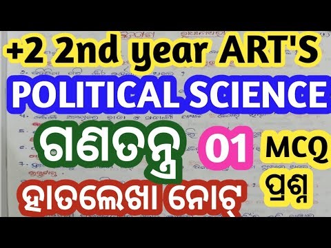 Political Science Note Class 12 | Democracy Notes | Ganatantra Notes | +2 2nd Year Notes