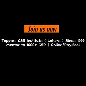 Toppers CSS Institute ( Lahore ) , Since 1999 | Promises the best faculty, test system & academic experience. We are starting our new sessions for CSS , PMS & MCQs based government jobs from 22nd July, 2024. Toppers CSS Institute | Mentor to 1000 CSPs | Online/Physical classes are available. Registrations are open : 03334327517 Address : 56-aibak block mew garden town near Barkat market, Lahore.https://g.co/kgs/FGx2Qr | CSS with Umar