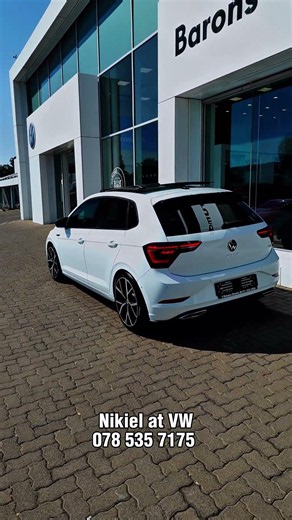 Brand New 2026 Polo R-Line 1.0 Tsi DSG 💯Pure White 🔥 Only 1 Available R540,000 or R8,232#NikielatVW