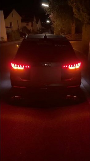 2025 Audi A4 Avant S-Line Welcome LED Lights animation🔥