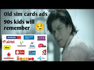 Old Sim Cards Ads||90s Kids will Remember