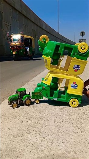 🔔RC remote control auto rickshawSrawaj 900 tractor Unboxing control testing Review #xcavatortrendin