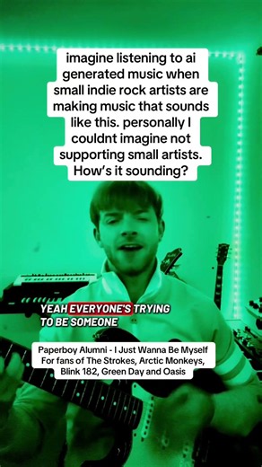 I Just Wanna Be Myself 🎵 New Indie Rock Song | Fans of The Strokes & Arctic Monkeys #SHORTS