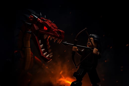 Lego Smaug Character Art / Animation, Yarkın