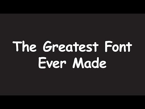 Comic Sans - Why It's the Greatest Font Ever Made #graphicdesign #typography