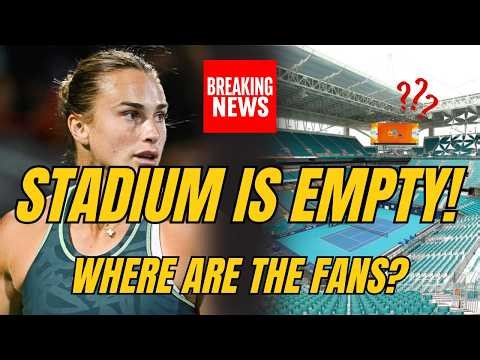 SHOCKING! Empty Seats as Eala Fans BOYCOTT WTA Finals | Sabalenka's FURIOUS Reaction! 🏟️😡