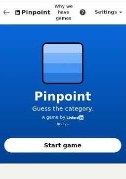 LinkedIn Pinpoint Answer Today #875 #pinpoint