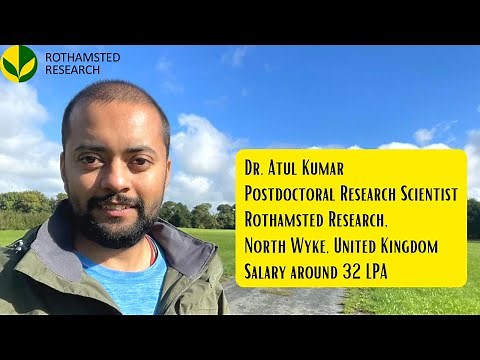 Tips Postdoctoral Fellowship Abroad | Rothamsted Research, United Kingdom | Dr. Atul Kumar