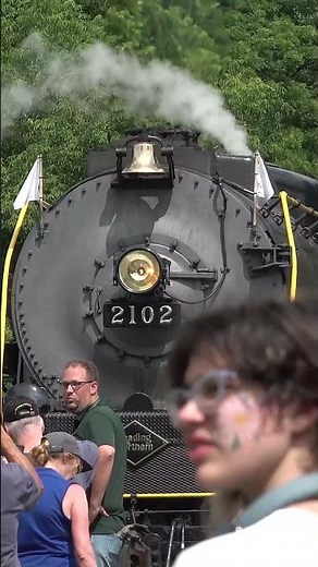 Reading & Northern #2102 couples to the rear of its train