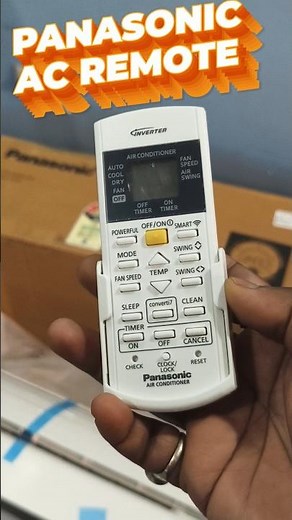 Panasonic Ac Remote Control Model 🔥#shorts #remote #viral
