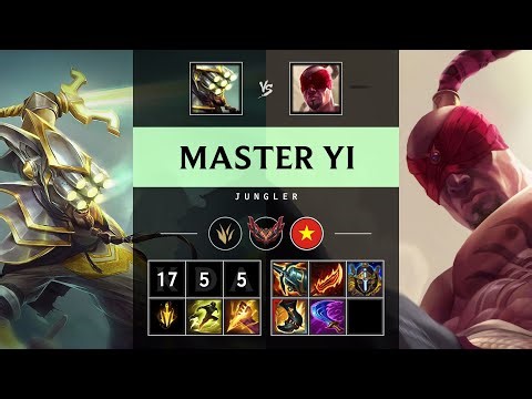 Master Yi Jungle vs Lee Sin - VN Grandmaster Patch 25.20