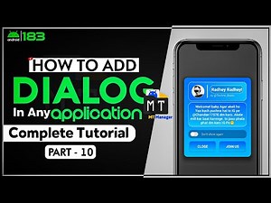 How to Create Cool Dialogs?