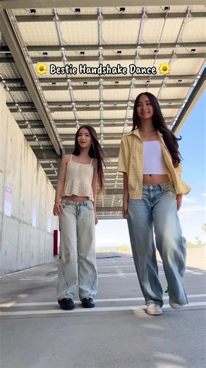 dc:us | Tag your bestie Kalli wasn't expect that lol #lushlife #bestie #handshake #dance #foryoupageeeeeeee