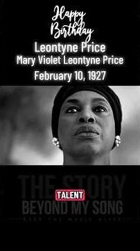 Happy 99th Birthday, Leontyne Price. #onthisday