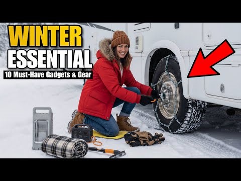 Don’t Camp Without These!🔥Top 10 RV & Camper Gadgets You NEED for Cold Weather Camping.