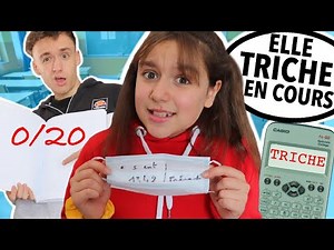 J'AI ENCORE TRICHÉ EN COURS ! (la j'ai abusé mdr) [SKETCH HUMOUR]