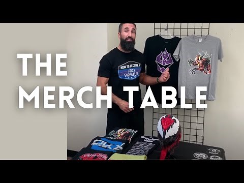 How to set up your Merch Table to make more Sales