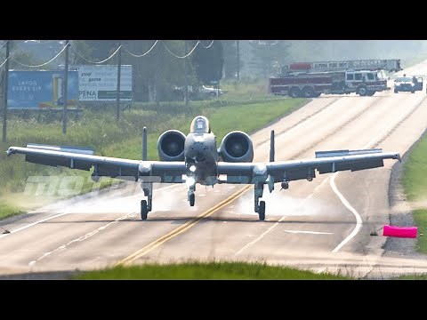 Planes Landing and Take Off from Michigan Highway 32
