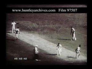 Test Match At Melbourne Cricket Ground, 1960s - Film 97507